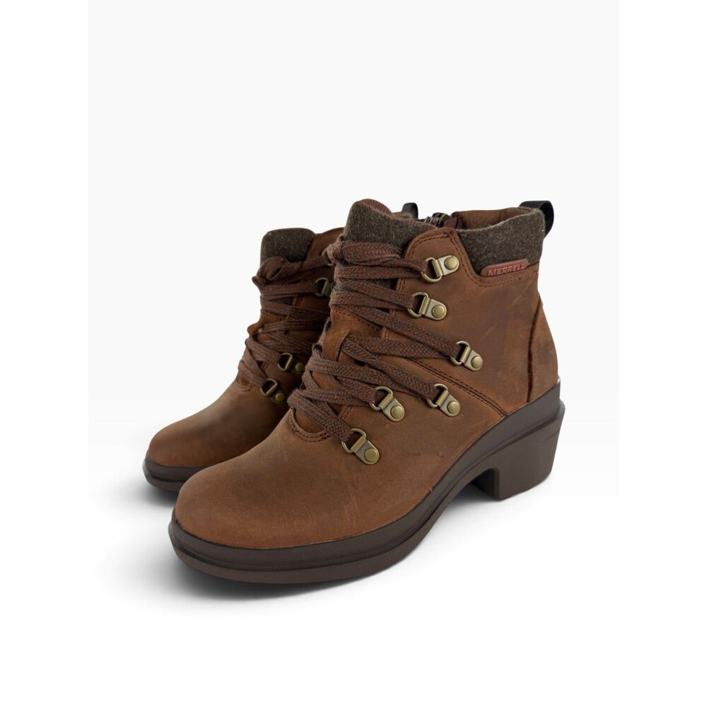 Merrell Women's Brown Ankle Hiking Boots Size 5 NWT